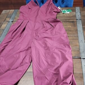 HALARA Burgundy Jumpsuit